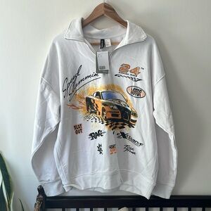 Racer Half-Zip Sweatshirt